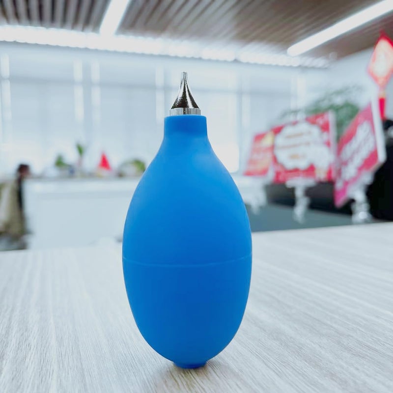 SoundLink Mini Squeeze Ball Pump Duster Ear Mold Cleaner Dust Cleaner Air Blower for Hearing Aids, Camera Lens, Watch Computer Laptop, DSLR Camera Lens Keyboard, Computer PC Parts (Blue(Metal)) - Image 4